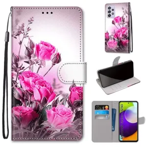 Knižkové puzdro Trendy Cross case Divá ruža – Samsung Galaxy A52 / A52 5G / A52s 5G