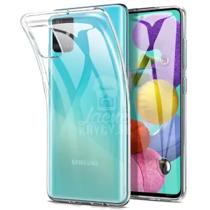 Transparentný silikónový kryt Slim 1,8mm – Samsung Galaxy A71