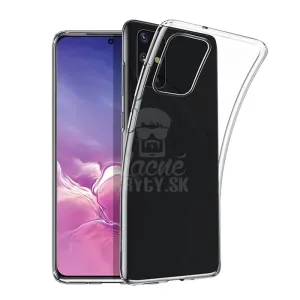 Transparentný silikónový kryt Ultra Slim 0,5mm – Samsung Galaxy S20 Ultra