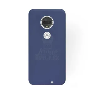 Zadný kryt Soft Matt modrý – Motorola Moto G7 / Moto G7 Plus