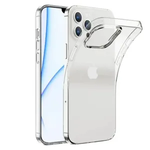 Puzdro NoName Ultratenké 1mm TPU iPhone 13 Pro Max  - Transparentné