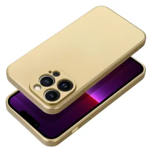 OEM Metallic obal, iPhone 15 Plus, zlatý