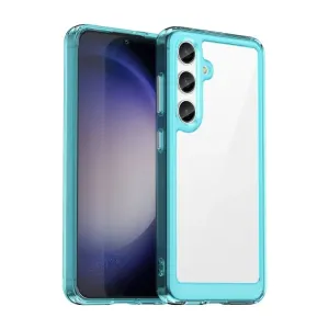 Ochranný kryt Colorful Acrylic case transparentno-modrý – Samsung Galaxy S24+