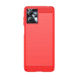 Zadný kryt Carbon červený – Motorola Moto G13 / G23 / G53 5G