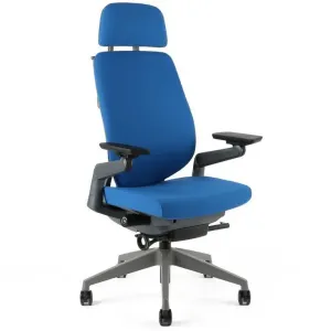 Ergonomická kancelárska stolička OfficePro Karme Farba: modrá