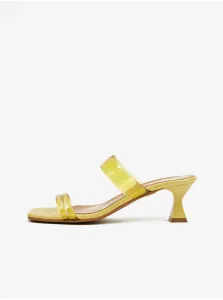 Papuče, žabky pre ženy OJJU - žltá #7483811