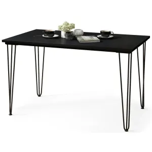 Jedálenský stôl Stormi 120x75x70 cm (čierna) #8862595