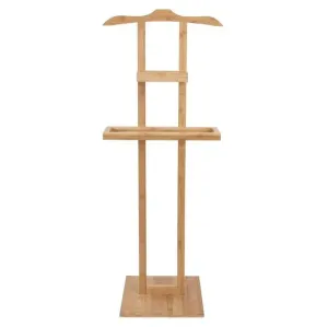 Compactor Bamboo bambusový stojan na oblečenie s odkladacou plochou - 44,5 × 32 × 115 cm