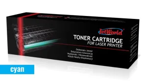 Toner cartridge JetWorld Cyan Glossy Oki C532 replacement 46490607