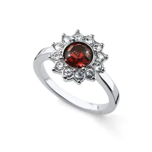 Oliver Weber Luxusný prsteň so zirkónmi Romantic 41166 208 54 mm