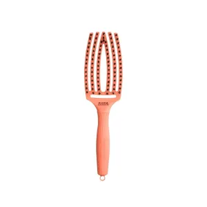 Olivia Garden Antistatická kefa na vlasy FingerBrush Medium Coral