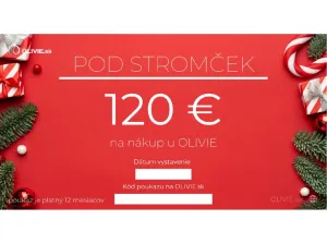 OLÍVIA Elektronický darčekový poukaz POD STROMČEK Hodnota: 120 €