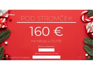OLÍVIA Elektronický darčekový poukaz POD STROMČEK Hodnota: 160 €