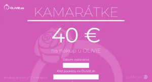 OLIVIE Elektronický darčekový poukaz KAMARÁTKE Hodnota: 40 €
