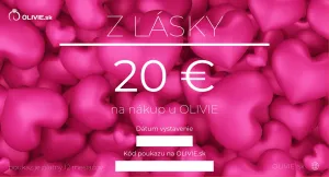 OLIVIE Elektronický darčekový poukaz Z LÁSKY Hodnota: 20 €