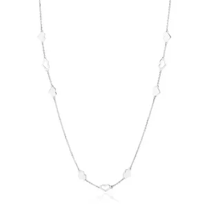 OLIVIE Dlhý strieborný srdiečkový náhrdelník 4833 Ag 925; ≤3,4 g