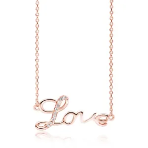 OLIVIE Strieborný náhrdelník LOVE ROSE 4935 Ag 925; ≤2,2 g