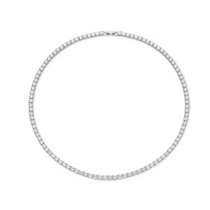 OLIVIE Strieborný tenisový 50cm/4mm náhrdelník 7290 Ag 925; ≤27 g