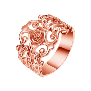 OLIVIE FILIGRÁN strieborný prsteň 4300 Veľkosť prsteňov: 10 (EÚ: 62-64), Farba: Ružová Ag 925; ≤3,4 g