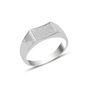 OLIVIE Pánsky strieborný prsteň 3732 Veľkosť prsteňov: 12 (EÚ: 68-70) Ag 925; ≤ 3,8 g