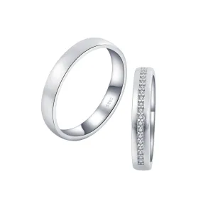 OLIVIE Snubný strieborný prsteň MATE 7481 Veľkosť prsteňov: 7 (EÚ: 54-56), Pohlavie: Dámske Ag 925; ≤2,5 g