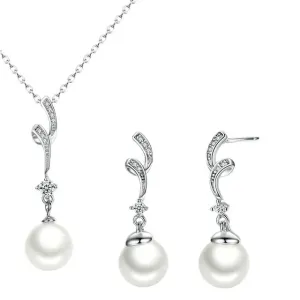 OLIVIE Strieborná perlová sada JUMEIRA 5955 Ag 925; ≤5,2 g
