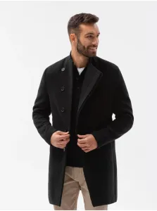 Ombre Clothing Kabát Čierna #1064785