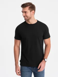 Ombre Classic BASIC men's cotton T-shirt - black