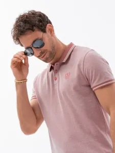Ombre Clothing Polo tričko Ružová