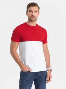 Ombre Men's two-tone cotton T-shirt #8616809