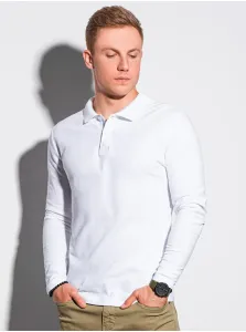 Chlapčenské tričko s dlhým rukávom a potlačou L132 – biela - S
