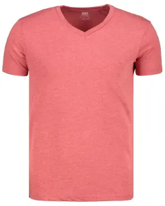 Pánske tričko bez potlače S1369 - červená #4317499