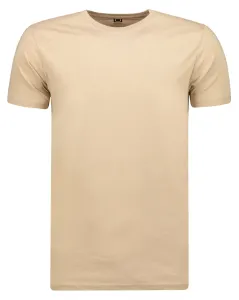 Marhuľové pánske basic tričko Ombre Clothing