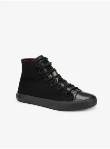 Čierne pánske sneakers topánky Ombre Clothing T378 #4297697