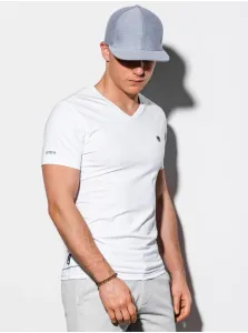 Pánske tričko bez potlače S1183 - biela