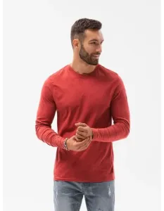 Pánske tričko s dlhým rukávom KETA červené