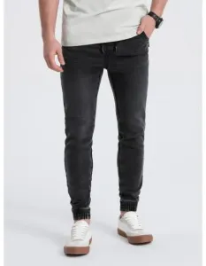 Pánske džínsové nohavice JOGGER SLIM FIT Graphite