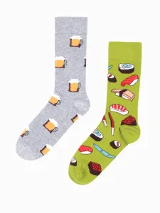 Veselé ponožky Pivko a Sushi U241-V2 (2 ks)