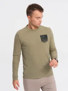 Trendy olivové tričko V2 LSPT-0118