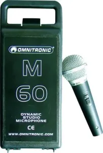 Omnitronic M-60 Vokálny dynamický mikrofón