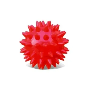GYMY MASÁŽNA LOPTIČKA - ježko 5 cm červená, priemer 5 cm 1x1 ks