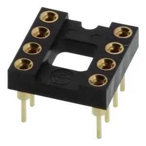 Omron Electronic Components Xr2A-0811-N Dip Socket, Gold, 8Pos, 2.54Mm, Th