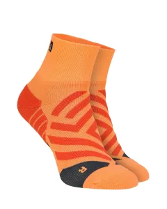 Ponožky On-running dámske, oranžová farba