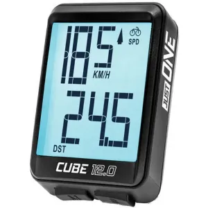 One CUBE 12.0 ATS Bezdrôtový tachometer, čierna, veľkosť os