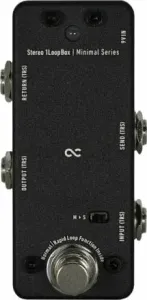 One Control Minimal Series Stereo 1 Loop Box Nožný prepínač