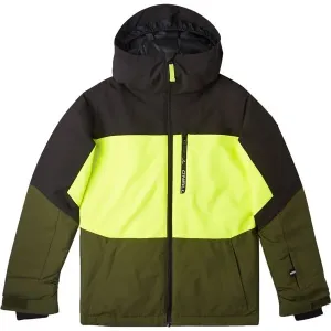 O'Neill CARBONITE JACKET Chlapčenská lyžiarska/snowboardová bunda, khaki, veľkosť #5150446