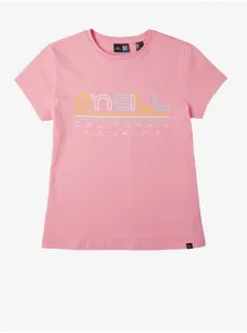 ONeill Pink Girl T-Shirt O'Neill All Year - Girls