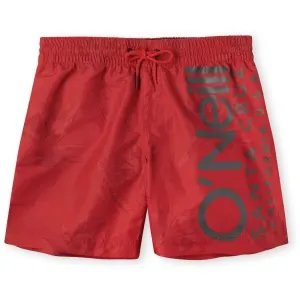 O'Neill CALI FLORAL SHORTS Chlapčenské kúpacie šortky, červená, veľkosť