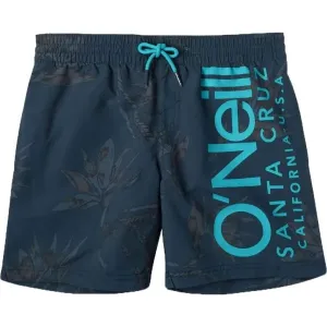 O'Neill CALI FLORAL SHORTS Chlapčenské kúpacie šortky, modrá, veľkosť 128