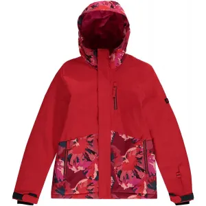 O'Neill PG CORAL JACKET Dievčenská lyžiarska/snowboardová bunda, červená, veľkosť #424478